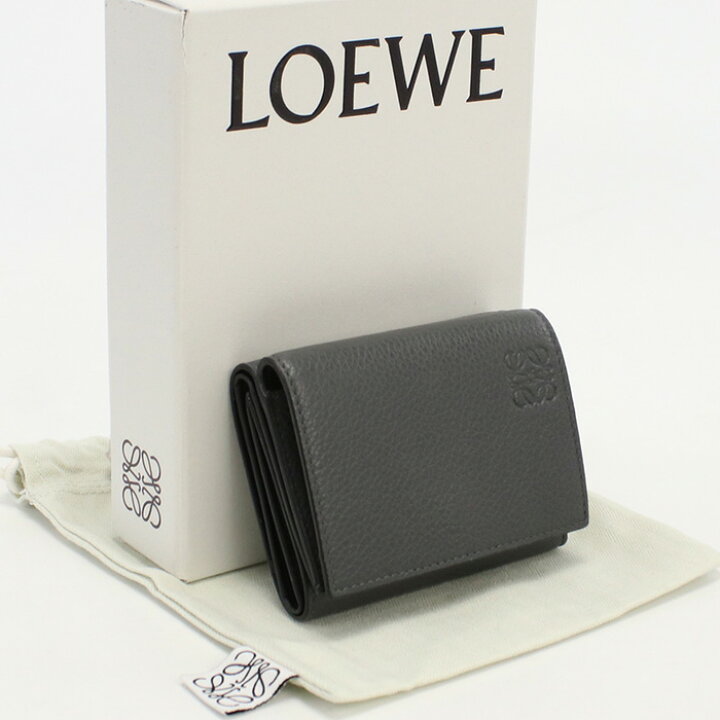 楽天市場】【中古良品】ロエベ(LOEWE) トライフォールドウォレット 