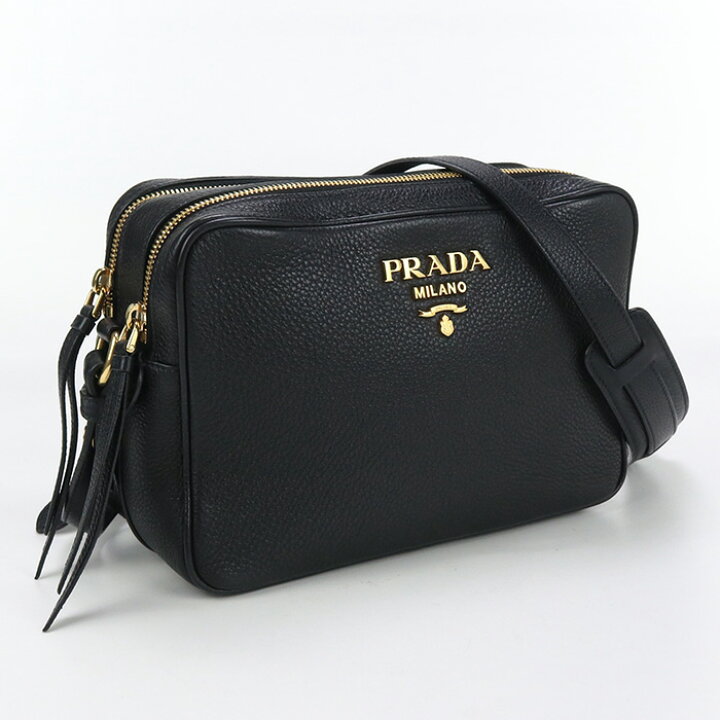 楽天市場】【中古良品】プラダ(PRADA) レザーショルダーバッグ 