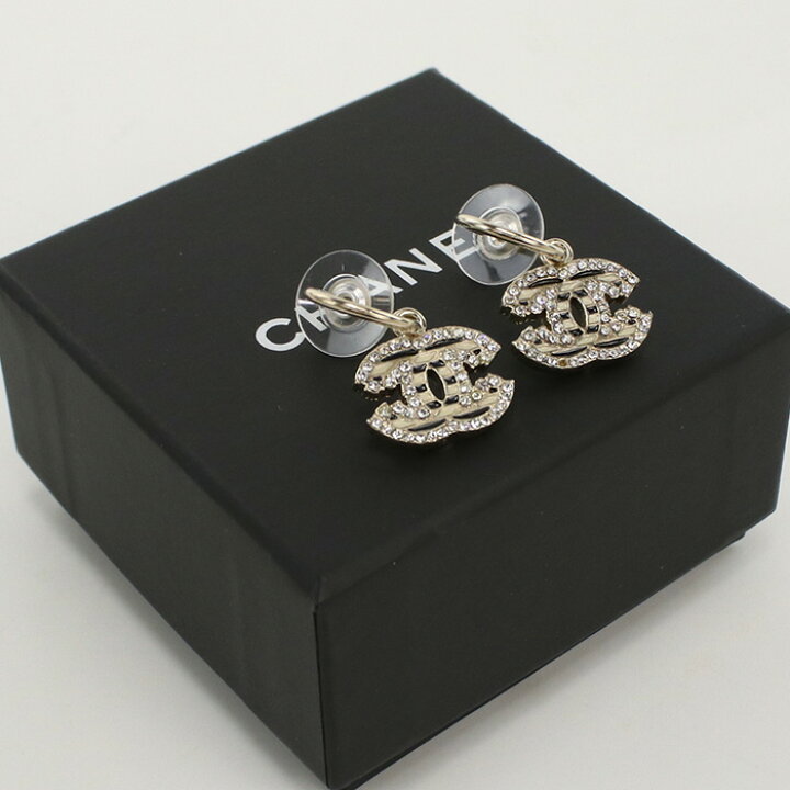 楽天市場】【中古良品】シャネル(CHANEL) ココマーク ラインストーン 