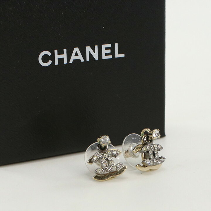 楽天市場】【中古良品】シャネル(CHANEL) ココマーク ラインストーン 