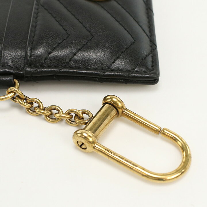 楽天市場】【中古未使用】グッチ(GUCCI) ダブルG キーチェーン付き 