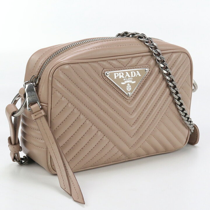 楽天市場】【中古】プラダ(PRADA) チェーンショルダーバッグ レザー 