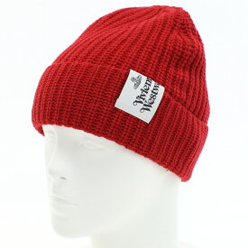 ヴィヴィアン・ウエストウッド Vivienne Westwood ユニセックス－ニット帽 ブランド 81020007 K0001 H401 RED レッド系 warm-02 SS2406