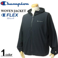 大きいサイズ メンズ Champion チャンピオン ウーブンジャケット ストレッチ 防風 ウインドブレーカー 3L…