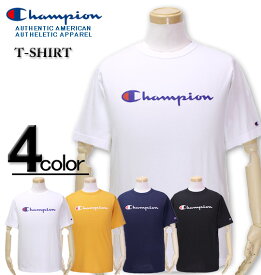 大きいサイズ メンズ Champion(チャンピオン) ベーシック ロゴプリントTシャツ 半袖 3L 4L 5L
