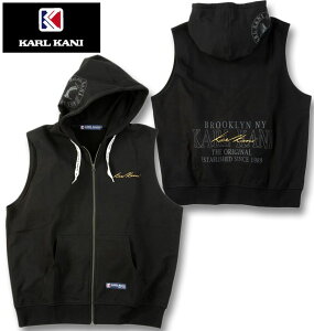 �傫���T�C�Y �����Y KARL KANI �m�[�X���[�u �t���W�b�v �p�[�J�[ �u���b�N 3L 4L 5L 6L 8L ��������