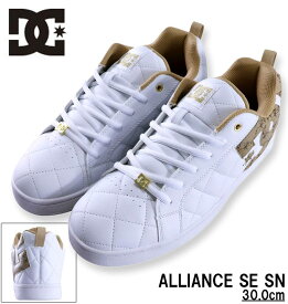 大きいサイズ メンズ DCSHOES スニーカー (ALLIANCE SE SN) ホワイト×ベージュ 30cm 送料無料