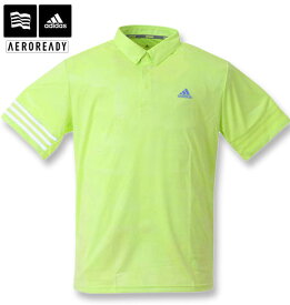 【全品ポイント5倍】大きいサイズ メンズ adidas golf アディダスゴルフ エンボスプリント半袖B.Dシャツ パルスライム 3XO 4XO 送料無料