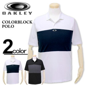 大きいサイズ メンズ OAKLEY(オークリー) ゴルフ 鹿の子ポロシャツ 半袖 COLOR BLOCK POLO/XL XXL 3XL 送料無料【セール品のため返品交換不可】