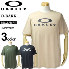 大きいサイズ メンズ OAKLEY オークリー 半袖Tシャツ O-BARK ロゴ XXL XXXL 送料無料