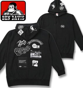 �傫���T�C�Y �����Y BEN DAVIS ���� �}���`���b�y�� �v���p�[�J�[ �u���b�N 3L 4L 5L 6L ��������