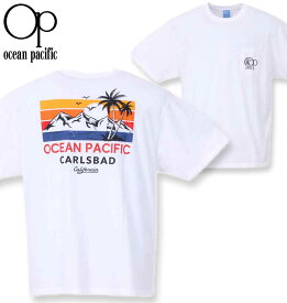 大きいサイズ メンズ OCEAN PACIFIC オーシャンパシフィック 天竺ポケット付半袖Tシャツ ホワイト 3L 4L 5L 6L 8L 送料無料
