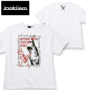 大きいサイズ メンズ INOKI ISM アントニオ猪木 天竺 半袖 Tシャツ ホワイト 3L 4L 5L 6L 8L 送料無料