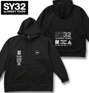�傫���T�C�Y �����Y SY32 by SWEET YEARS �_�u���j�b�g �}���`���S �t���W�b�v �p�[�J�[ �u���b�N 3L 4L 5L 6L ��������