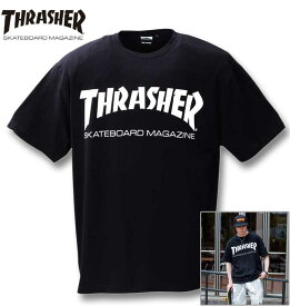 大きいサイズ メンズ THRASHER スラッシャー 半袖Tシャツ ブラック 3L 4L 5L 6L 8L 送料無料