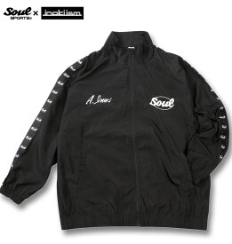 大きいサイズ メンズ INOKI ISM×SOUL アントニオ猪木 ウインドブレーカー ジャケット ブラック 3L 4L 5L 6L 送料無料
