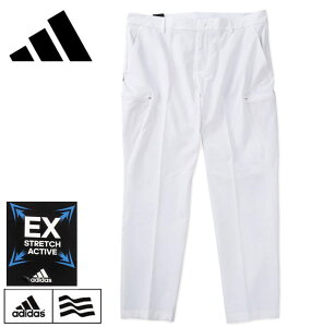 �傫���T�C�Y �����Y adidas golf �A�f�B�_�X�S���t CLIMACOOL EX-STRETCH ACTIVE �T�C�h�|�P�b�g �A���N���p���c �z���C�g 104cm 108cm ��������