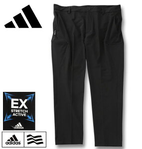 �傫���T�C�Y �����Y adidas golf �A�f�B�_�X�S���t CLIMACOOL EX-STRETCH ACTIVE �T�C�h�|�P�b�g �A���N���p���c �u���b�N 104cm 108cm ��������