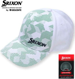 大きいサイズ メンズ SRIXON スリクソン グラスイメージドットプリントキャップ グリーン×ホワイト 4L/62～66cm 送料無料