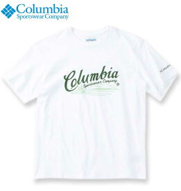 大きいサイズ メンズ Columbia ロッカウェイ リバーグラフィック 半袖 Tシャツ ホワイト 1X/3L 2X/4L 3X/5L 4X/6L 5X/7L 6X/8L 送料無料