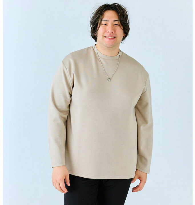 楽天市場】大きいサイズ メンズ Re:luxi ポンチ ネックレス付 長袖 T 