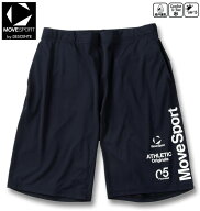 大きいサイズ メンズ MOVESPORT ムーブスポーツ クーリスト ハーフパンツ ネイビー 3L 4L 5L 6L 送料無料