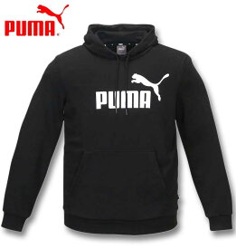 大きいサイズ メンズ PUMA プーマ エッセンシャルビッグロゴプルパーカー プーマブラック 2XL 3XL 4XL 送料無料