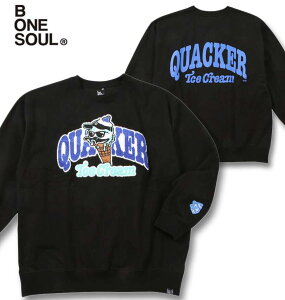 �傫���T�C�Y �����Y b-one-soul DUCK DUDE �A�C�X�N���[�� �N���[�l�b�N �X�E�F�b�g �u���b�N 3L 4L 5L 6L ��������