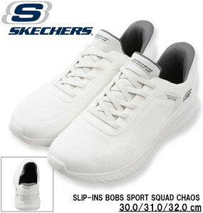 傫TCY Y SKECHERS Xj[J[ SLIP-INS BOBS SPORT SQUAD CHAOS zCg 30cm 31cm 32cm 