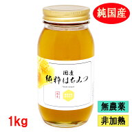 国産 純粋はちみつ 1kg 生はちみつ 非加熱 無添加 無農薬 抗生物質不使用 自家採取 天然 完熟 百花蜜 自…