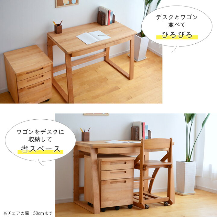 楽天市場】デスク・ワゴン2点セット 幅105cm CPR-SET デスク ワゴン 