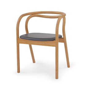 椅子 チェア TEORI 竹のダイニングチェア CURVE チェア 肘付き 本革 レザー シンプル 天然木 木目 木製 ナチュラル テオリ 国産 日本製
