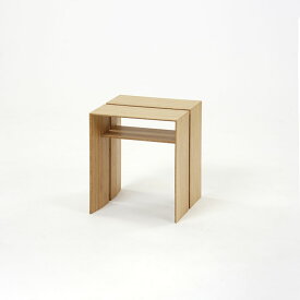 椅子 TEORI 竹のスツール SLIT STOOL 木製 四角 シンプル 天然木 木目 ナチュラル テオリ 国産 日本製 おしゃれ