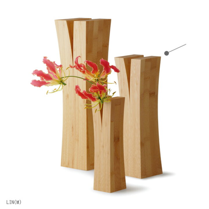 楽天市場】TEORI 竹の 一輪挿し LIN M ナチュラルオイル仕上げ 木製 竹  