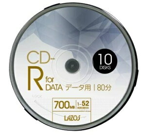 Lazos CD-R 10 f[^p L-CD10P@1-52{ XshP[X zCgv^u ChΉ Xs[h 52{ 