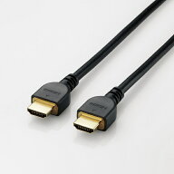 ELECOM ハイスピードHDMI(R)ケーブル CAC-HD14E10BK2　HDMIケーブル 1m エレコム 最大4K解像度対応