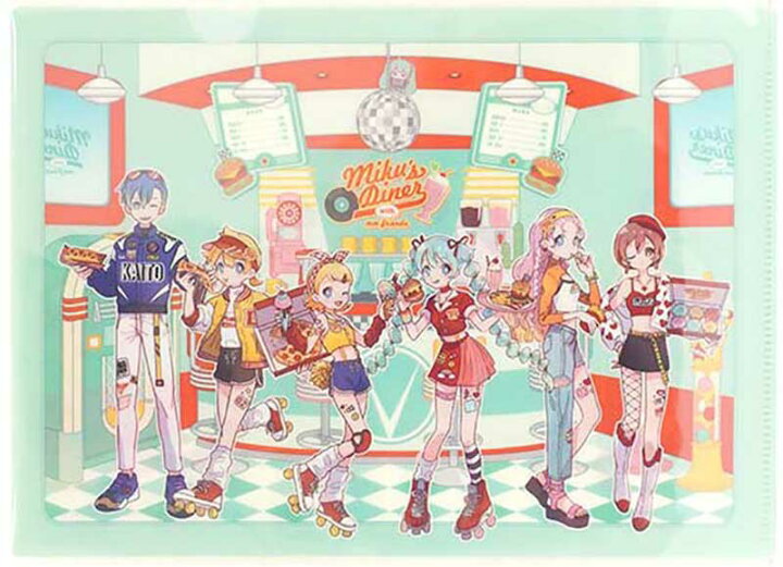 楽天市場】初音ミク A4 クリアホルダー ダイナー柄 クリアファイル 4種 