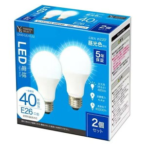 ���}�_�Z���N�g LED�d�� 40W �����F ����E26 2���� �����F YAMADA SELECT�@LDA4D-G/E/H1/S2