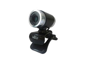 Lazos ピント調整機能付き WEBカメラ HD1280P 高感度マイク内蔵 ブラック L-WCHD-B
