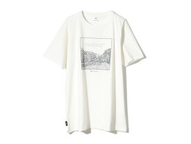 ★snow peak スノーピーク★Snow Peak × TONEDTROUTコラボレーションアイテム Graphic T shirt Tシャツホワイト