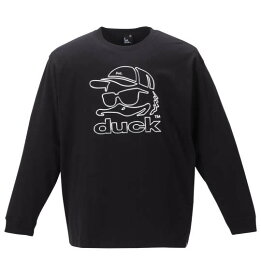 【大きいサイズ】DUCK DUDE3Dメタリック長袖Tシャツ b-one-soul(3L~8L)