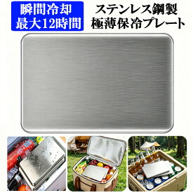 保冷プレート 保冷剤 ステンレス 瞬間冷却 保冷剤 保冷板 冷却プレート 繰り返し使用 冷やす 長持ち アイスパック 保冷パック 長時間保冷 最大12時間キープ 急速冷却 冷凍 凍らせる クーラーボックス アイスボックス お弁当 車中泊 レジャー 釣り キャンプ 熱中症対策
