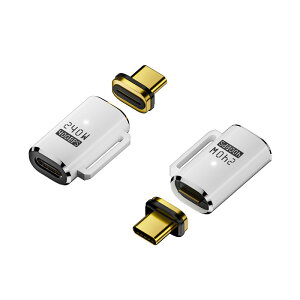 Type-C �A�_�v�^�[ �}�O�l�b�g �[�q 240W OTG�Ή� 40Gbps �f�[�^�]�� 8K �f���o�� �C���z�� ���y �ʘb �R�l�N�^ USB-C �_�� �^�C�vC �X�g���b�v�z�[�� �y�� �R���p�N�g