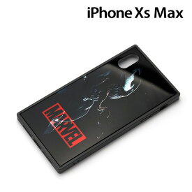 MARVEL iPhone XS Max（6.5インチ）用 ガラスハイブリッドケース ヴェノム　PG-DCS637VEN【メール便送料無料】