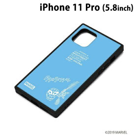 MARVEL iPhone11 Pro (5.8インチ) ガラスハイブリッドケース スパイダーマン　PG-DGT19A17SPM【メール便送料無料】