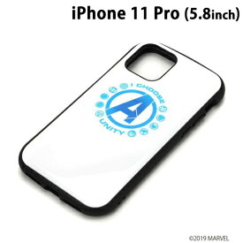 MARVEL iPhone11 Pro (5.8インチ) ハイブリッドタフケース アベンジャーズ/ホワイト　PG-DPT19A10AVG【メール便送料無料】
