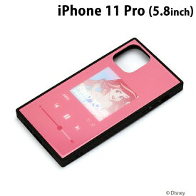 ディズニー iPhone11 Pro (5.8インチ) ガラスハイブリッドケース アリエル　PG-DGT19A05ARL【メール便送料無料】