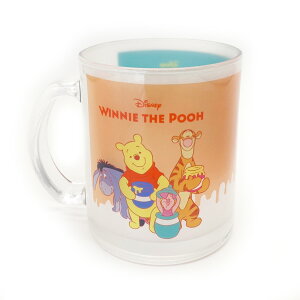 ディズニー ガラスマグ くまのプーさん Honey melts Series フレンズ MDPHM-014DISNEY/disney/ぷーさん/キャラクター/マグカップ/コップ/ガラス【アウトレット】