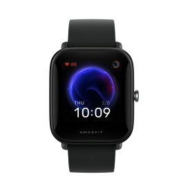 【送料無料】Amazfit スマートウォッチ Bip U ブラック su170025C01アマズフィット/スマートウォッチ/ウェアラブル/iPhone/Android/スポーツ/おしゃれ/健康管理/心拍計/血中酸素濃度/睡眠/計測/通知/防水/腕時計