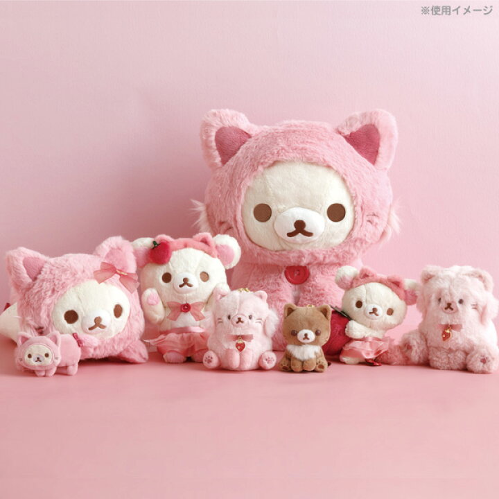 コリラックマとストロベリーキャット ぬいぐるみ3種セット - その他